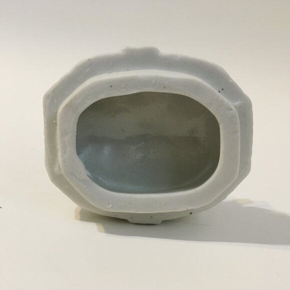 Pink Rose Dove Trinket Box Birds Flower Bow Jewelry Treasure White Porcelain - Picture 9 of 10